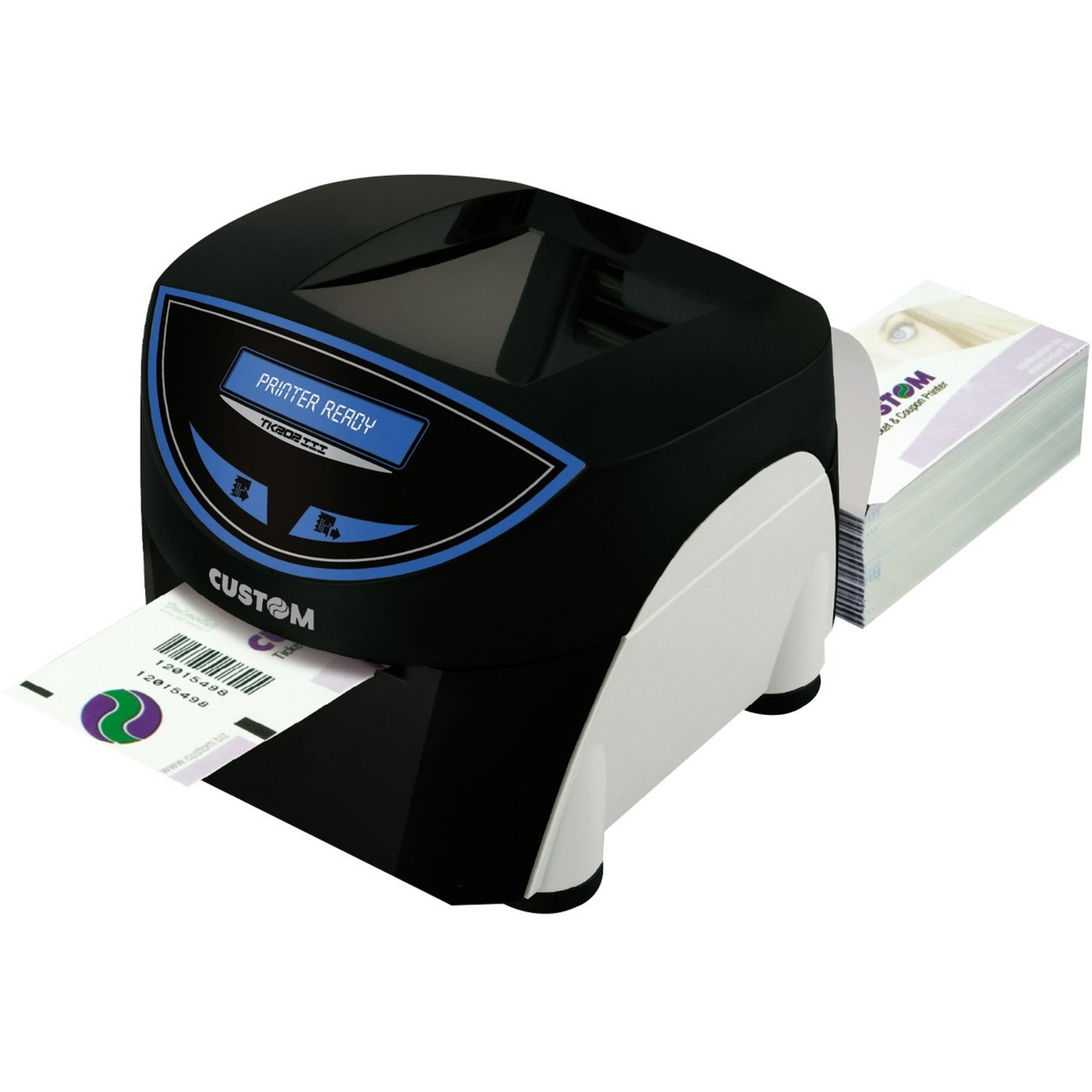 Custom TK202III Desktop Direct Thermal Printer - Monochrome - Ticket Print - USB - Serial - 911BD050100313