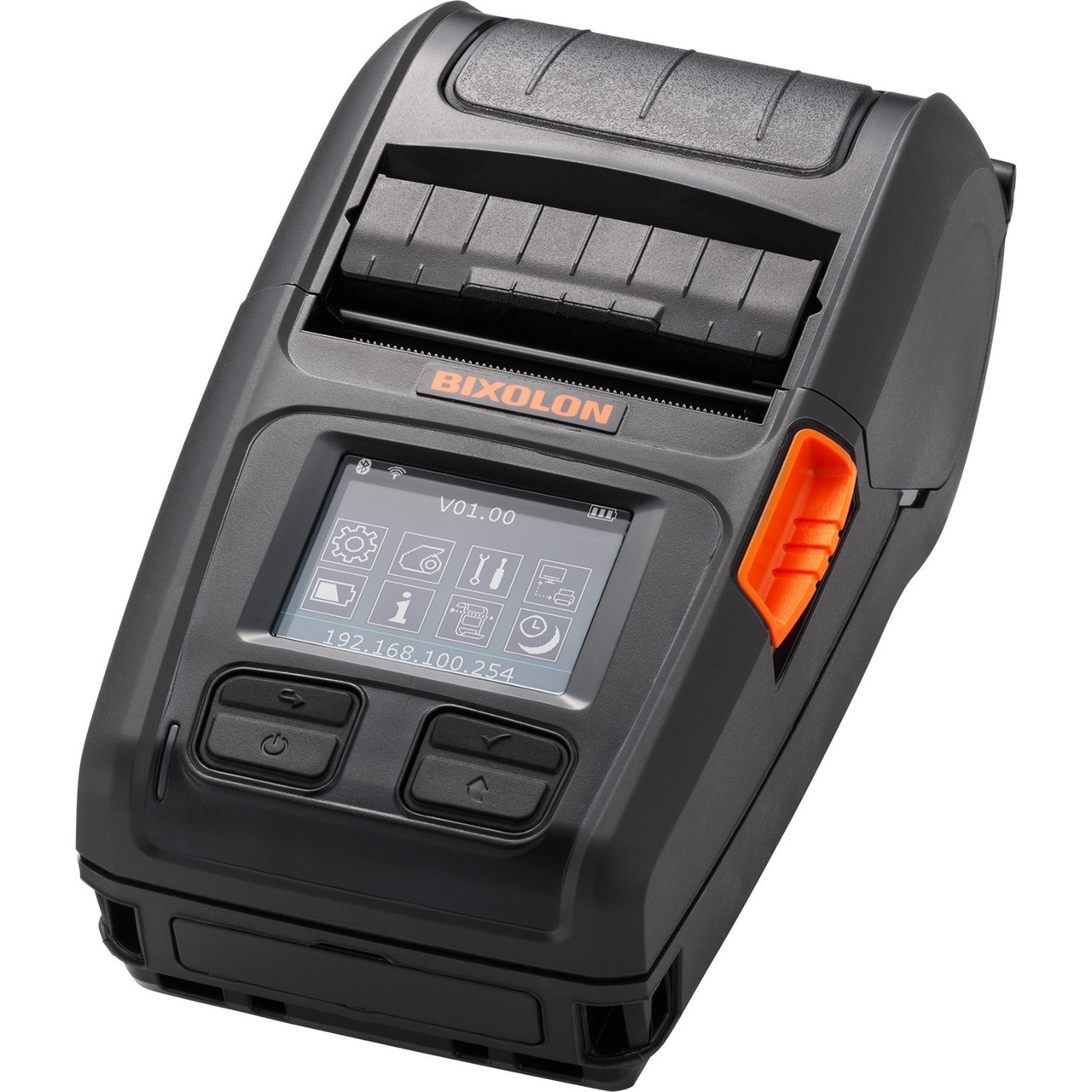 Bixolon XM7-20 Mobile Direct Thermal Printer - Monochrome - Label Print - USB - Serial - Battery Included - Black - XM7-20WK
