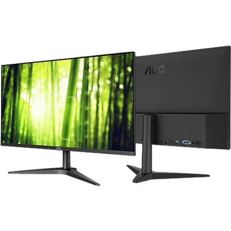 AOC 24B1XHS 23.8" Full HD LED LCD Monitor - 16:9 - Black - 1920 x 1080 - 16.7 Million Colors - 250 Nit - 7 ms - HDMI - VGA - 24B1XHS