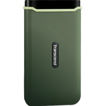 Transcend 1 TB Portable Solid State Drive - External - Military Green - USB 3.2 (Gen 2) Type C - TS1TESD380C