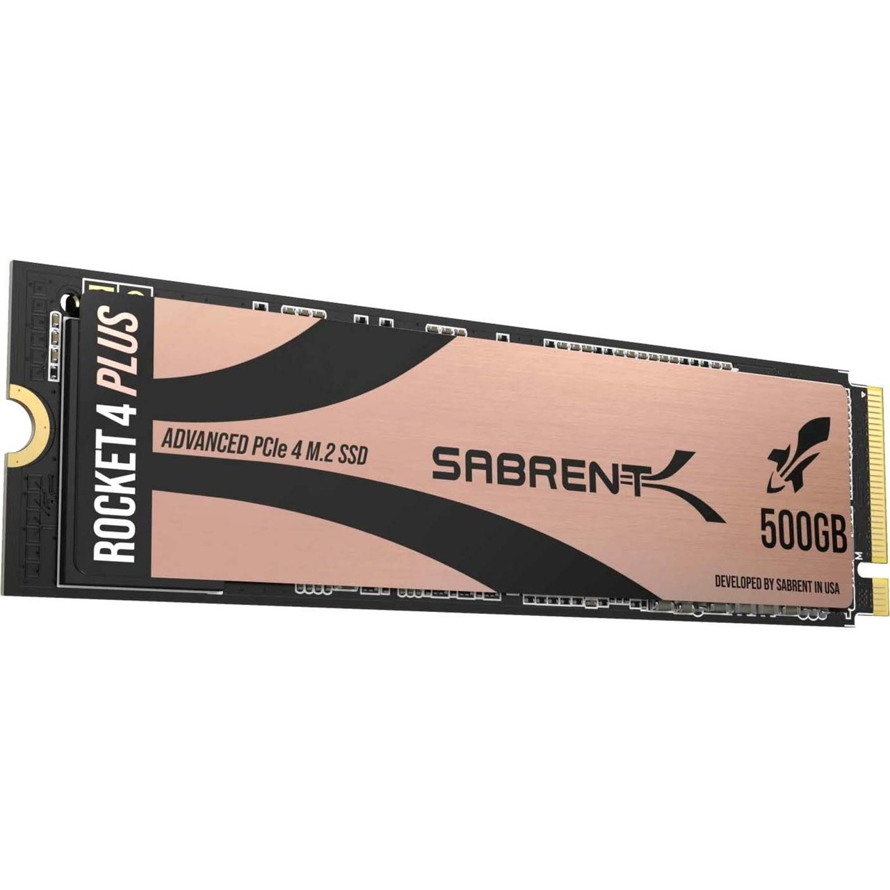 Sabrent Rocket 4 PLUS SB-RKT4P-500 500 GB Solid State Drive - M.2 2280 Internal - PCI Express NVMe (PCI Express NVMe 4.0 x4) - Desktop PC, Notebook, Motherboard Device Supported - 350 TB TBW - 7000 MB/s Maximum Read Transfer Rate - SB-RKT4P-500