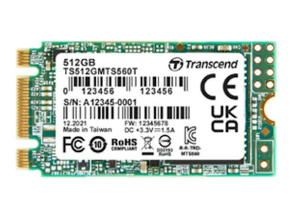 Transcend MTS560T 512 TB Solid State Drive - M.2 2242 Internal - SATA (SATA/600) - TS512GMTS560T Transcend MTS560T 512 TB Solid State Drive - M.2 2242 Internal - SATA (SATA/600) - TS512GMTS560T
