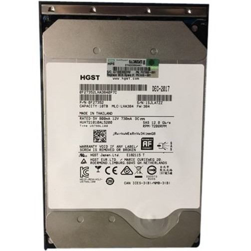 HPE 10 TB Hard Drive -3.5" Internal SAS P07440-01