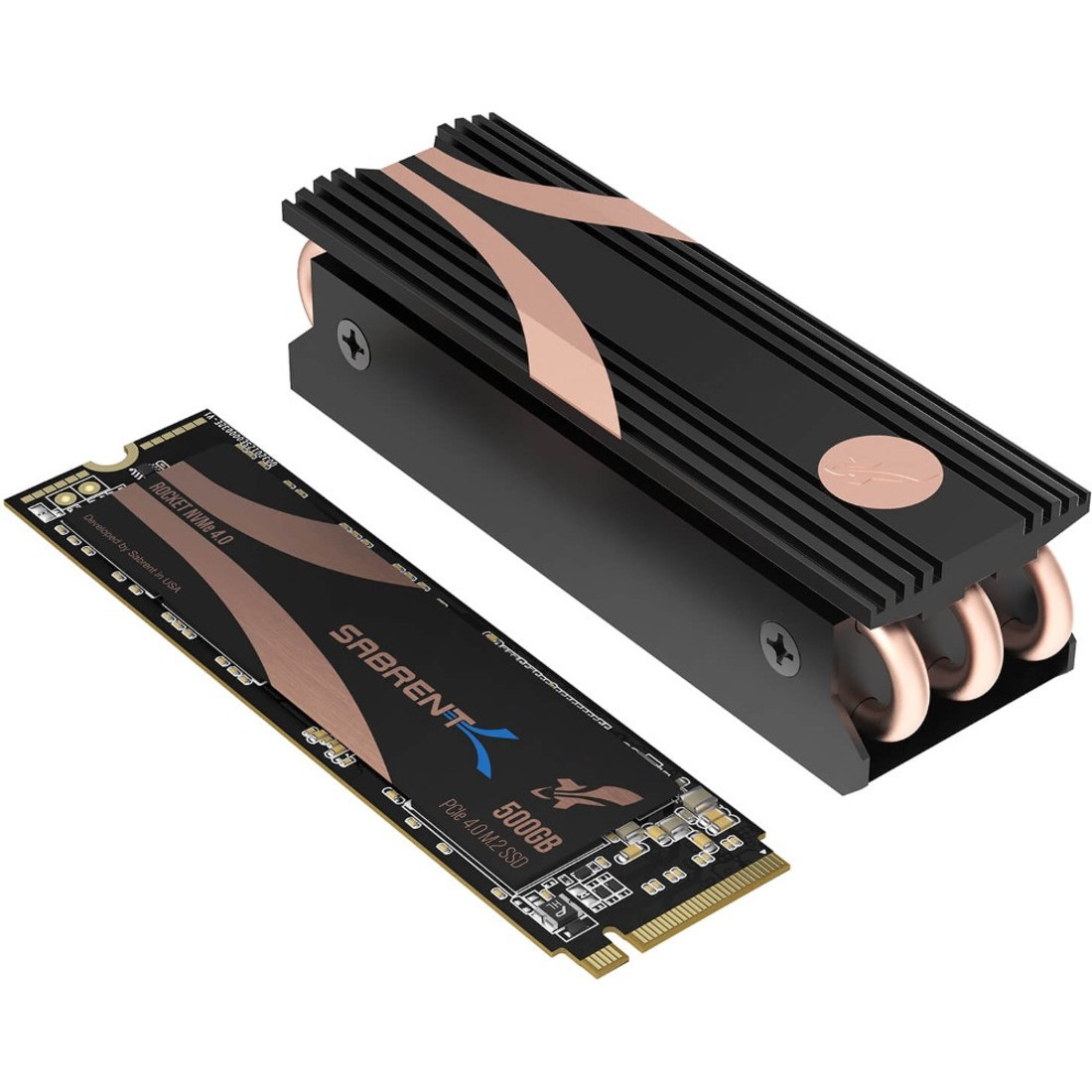 Sabrent Rocket SB-ROCKET-NVMe4-HTSK-500 500 GB Solid State Drive - M.2 2280 Internal - PCI Express NVMe (PCI Express NVMe 4.0 x4) - SBROCKETNVME4HTSK500 Sabrent Rocket SB-ROCKET-NVMe4-HTSK-500 500 GB Solid State Drive - M.2 2280 Internal - PCI Express NVMe (PCI Express NVMe 4.0 x4) - SBROCKETNVME4HTSK500