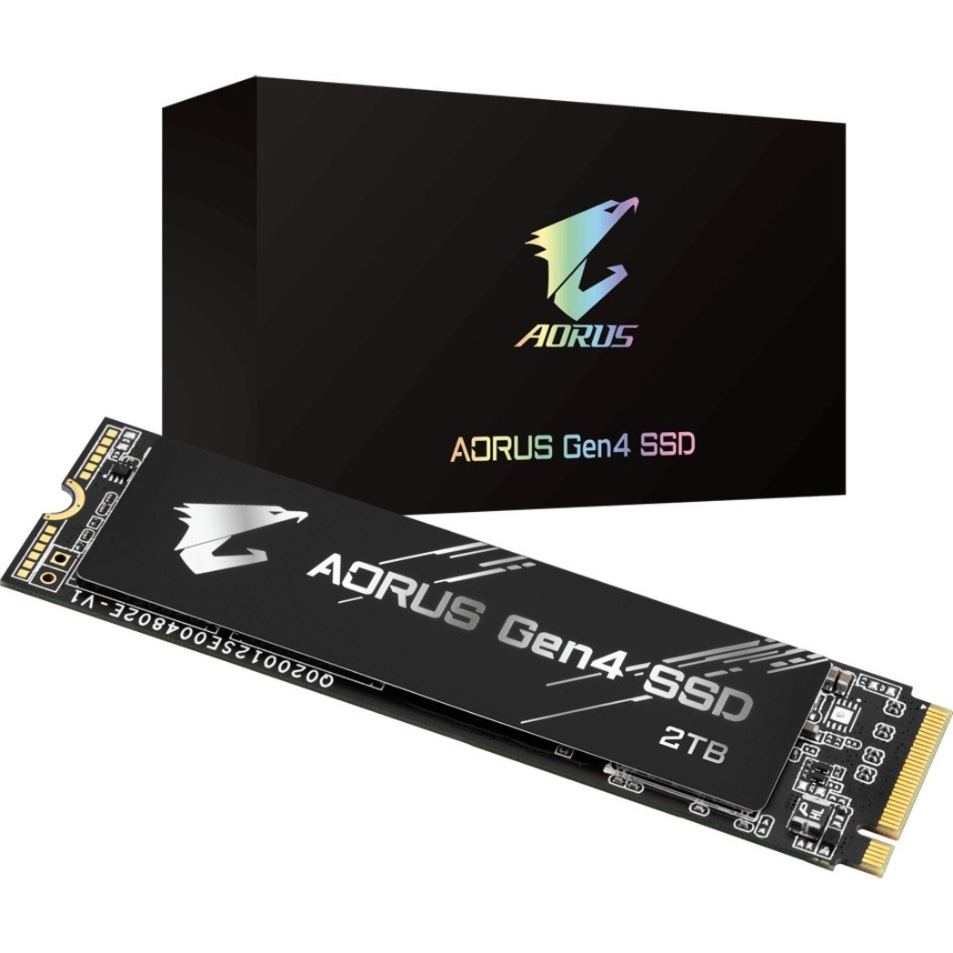 Aorus GP-AG42TB 2 TB Solid State Drive - M.2 2280 Internal - PCI Express NVMe (PCI Express NVMe 4.0 x4) - 3600 TB TBW - 5000 MB/s Maximum Read Transfer Rate - 5 Year Warranty - GP-AG42TB
