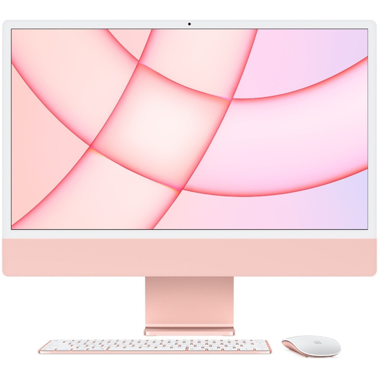 Apple iMac All-in-One Computer - Apple M1 Octa-core (8 Core) - 8 GB RAM - 512 GB SSD - 24" 4.5K 4480 x 2520 - Desktop - Pink - Z14P000Z3