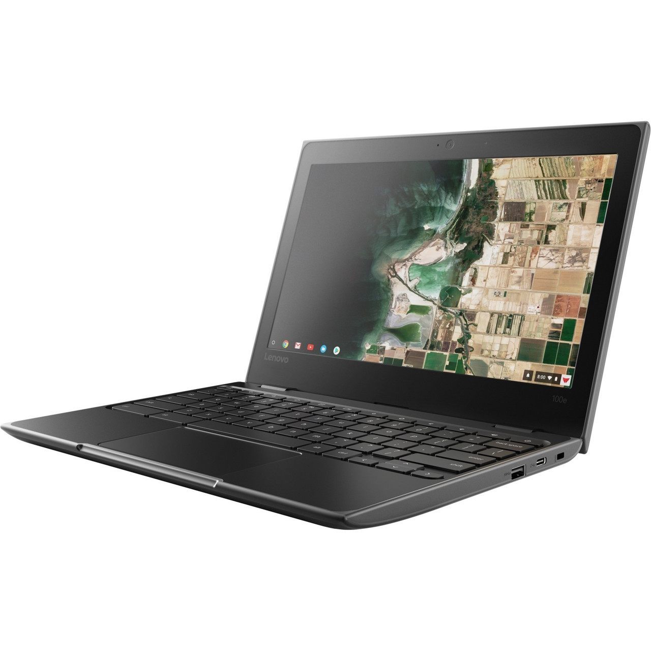 Lenovo 100e Chromebook 2nd Gen 81MA003BUS 11.6" Chromebook - HD - 1366 x 768 - Intel Celeron N4120 Quad-core (4 Core) 1.10 GHz - 8 GB Total RAM - 8 GB On-board Memory - 32 GB Flash Memory - Black - 81MA003BUS