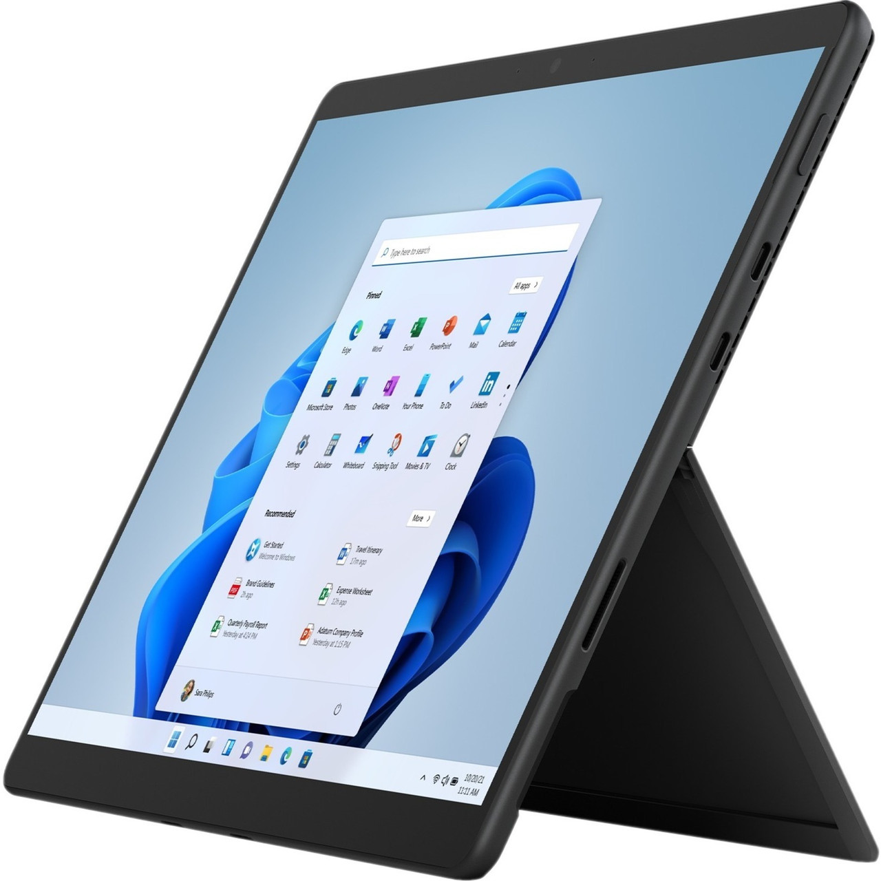 Microsoft Surface Pro 8 Tablet - 13" - Core i7 11th Gen i7-1185G7 Quad-core (4 Core) 3 GHz - 16 GB RAM - 256 GB SSD - Windows 11 Home - Graphite - 8PV-00017
