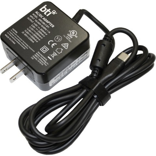 BTI AC Adapter - 45 W - 5 V DC/3 A, 9 V DC, 12 V DC, 14.5 V DC, 15 V DC, 20 V DC Output - 492-BBWZ-BTI