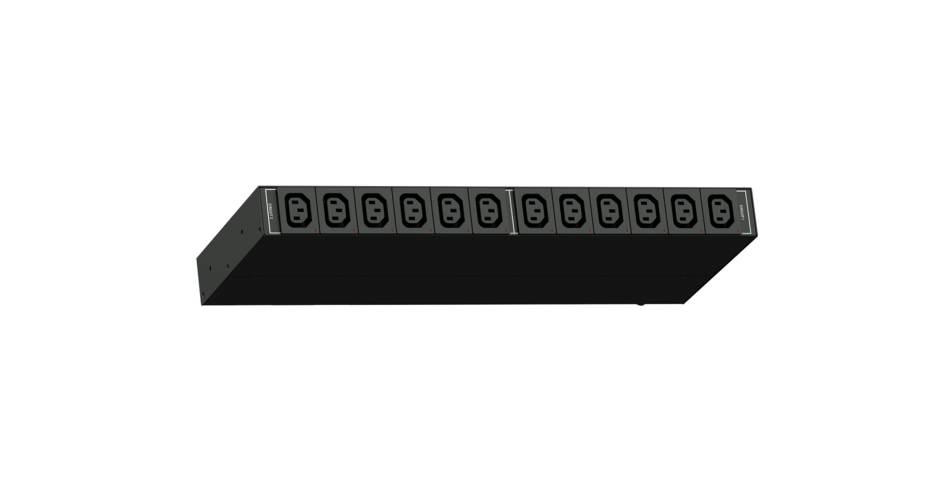 Raritan PX 12-Outlets PDU - Monitored - Network (RJ-45) - 1U - Horizontal - Rack-mountable - PX3-5292R