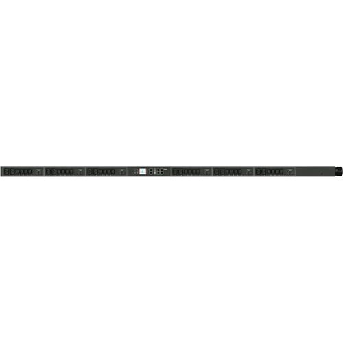 Raritan PX3 36-Outlets PDU - IEC 60309 60A - 24 x IEC 60320 C13, 12 x IEC 60320 C19 - 230 V AC - Network (RJ-45) - 0U - Vertical - Rack-mountable PX3-5905-V2
