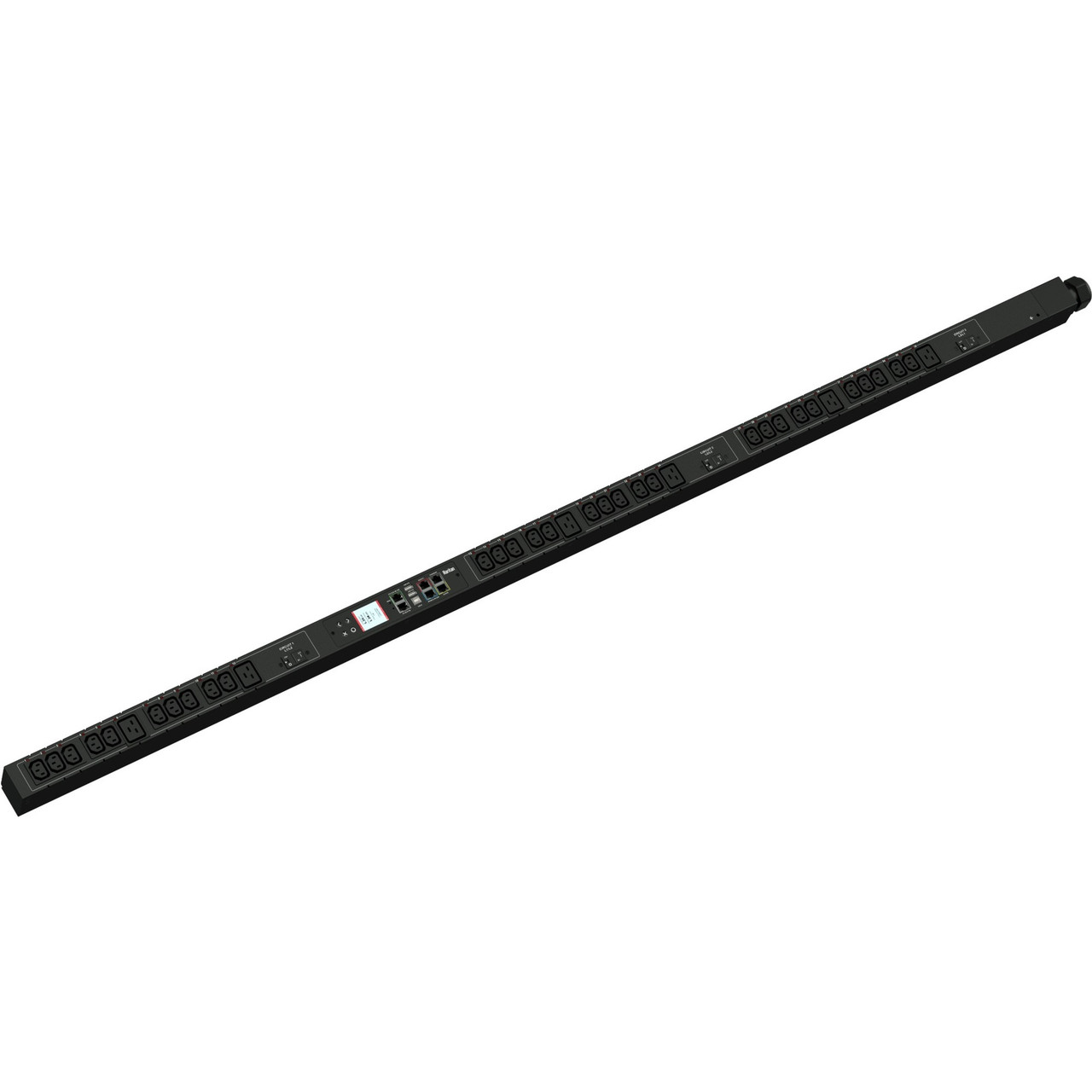 Raritan PX3 36-Outlets PDU - Monitored - NEMA L15-30P (3P4W) - 30 x IEC 60320 C13, 6 x IEC 60320 C19 - 230 V AC - Network (RJ-45) - 0U - Vertical - Rack-mountable PX3-5720JV