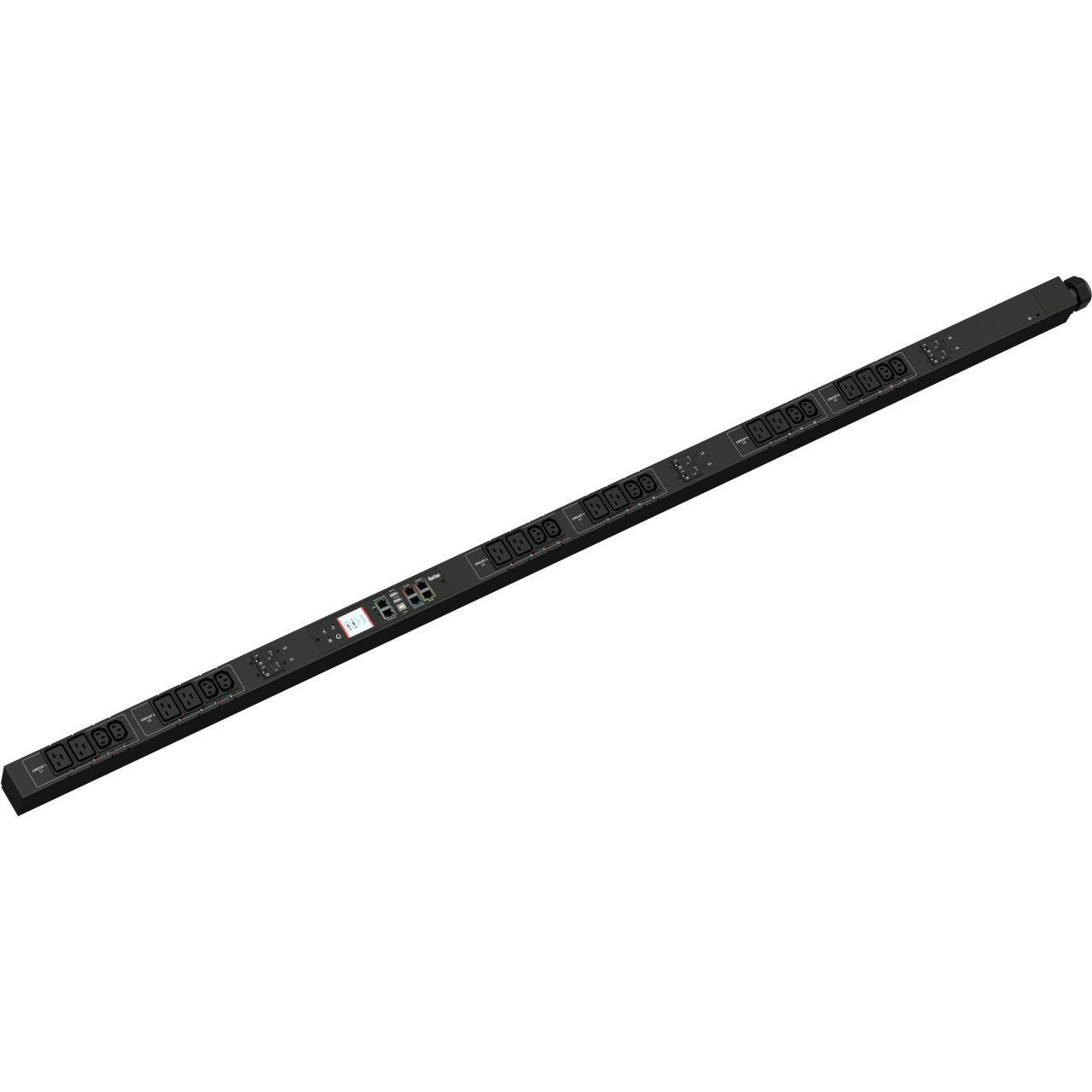 Raritan PX3-4550V-V2 24-Outlet PDU - Monitored - NEMA L22-30P (4P5W) - 12 x IEC 60320 C19, 12 x IEC 60320 C13 - 415 V AC - Network (RJ-45) - 0U - Vertical - Rack-mountable - PX3-4550V-V2