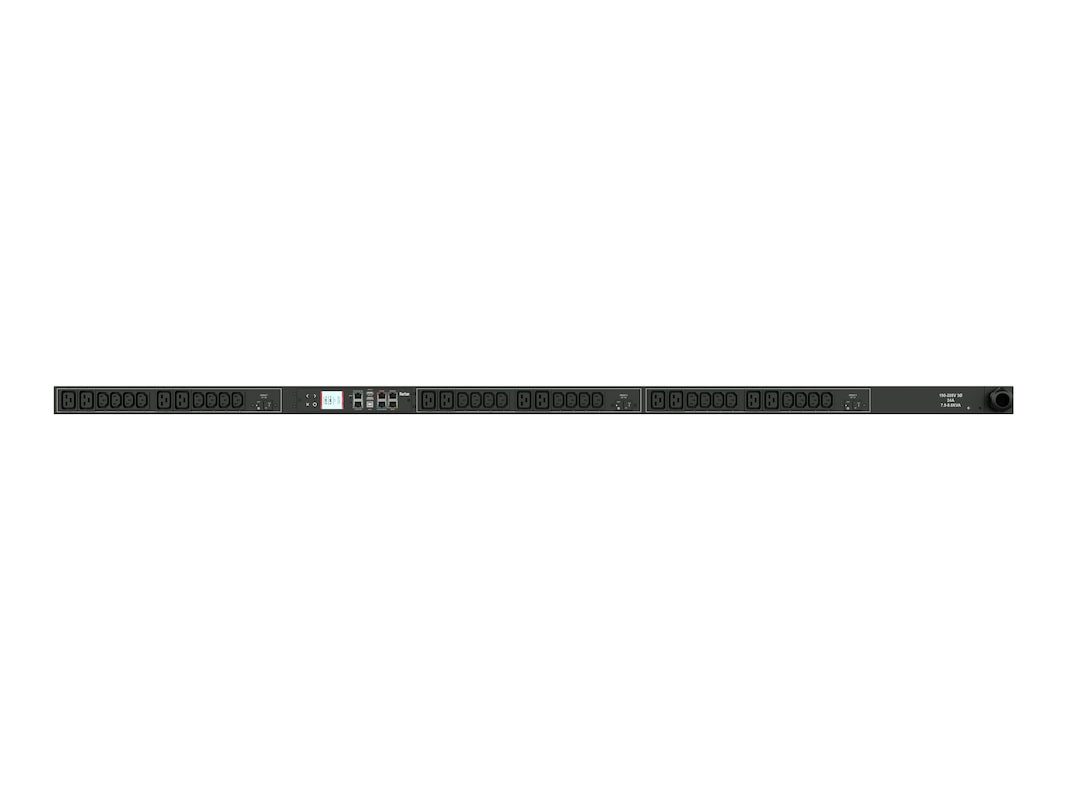 Raritan PX3 36-Outlets PDU - Metered - NEMA L21-30P - 24 x IEC 60320 C13, 12 x IEC 60320 C19 - 230 V AC - Network (RJ-45) - 0U - Vertical - Rack-mountable - PX3-1725-K2 Raritan PX3 36-Outlets PDU - Metered - NEMA L21-30P - 24 x IEC 60320 C13, 12 x IEC 60320 C19 - 230 V AC - Network (RJ-45) - 0U - Vertical - Rack-mountable - PX3-1725-K2