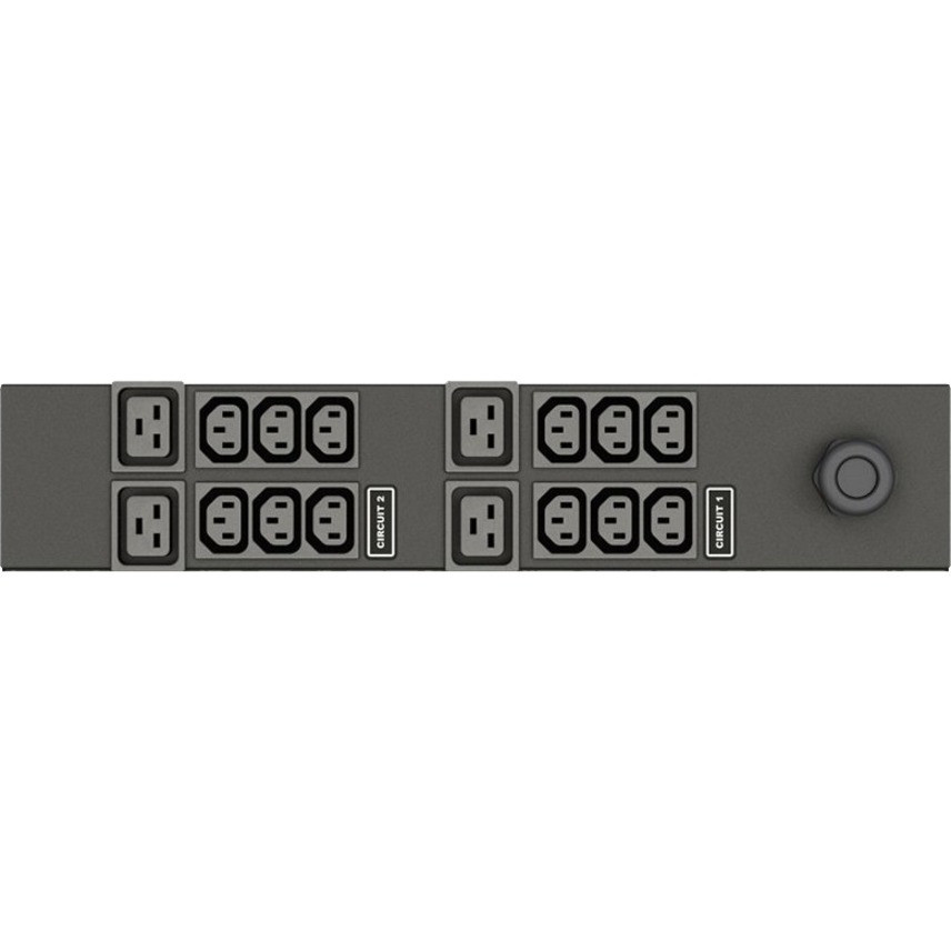 Vertiv Geist Monitored Rack PDU - (12) C13| (4) C19| L6-30P| 208V| RPDU - Monitored - 12 x IEC 60320 C13, 4 x IEC 60320 C19 - 230 V - Horizontal - Rack Mount - Rack-mountable - VP7811B