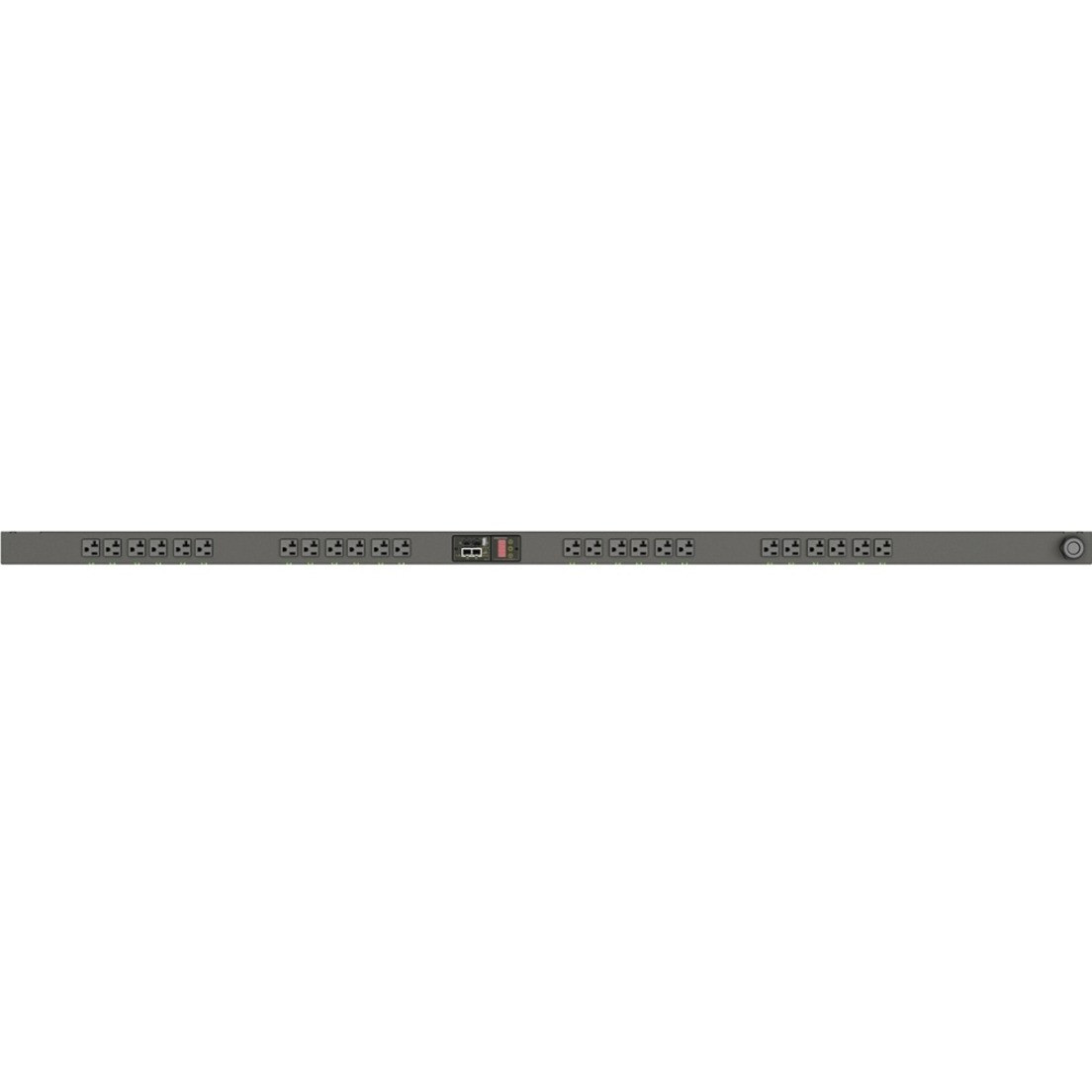 Vertiv Geist MNR3EGB0-24S203-2TL5A0A10-S 24-Outlets PDU - Monitored - NEMA L5-20P - 24 x NEMA 5-20R - 120 V AC - Network (RJ-45) - 0U - Vertical - Rack-mountable - NR30005
