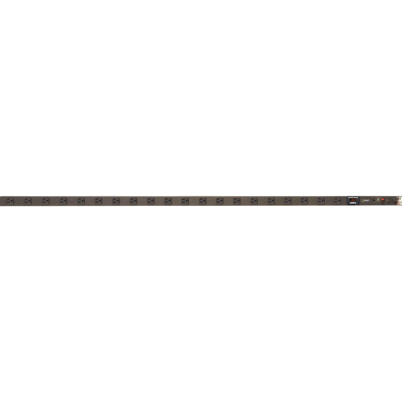 Vertiv Geist NSVBA200-101S15 20-Outlets PDU - Metered - NEMA 5-15P - 20 x NEMA 5-15R - 120 V AC - 0U - Vertical - Rack-mountable - 16811