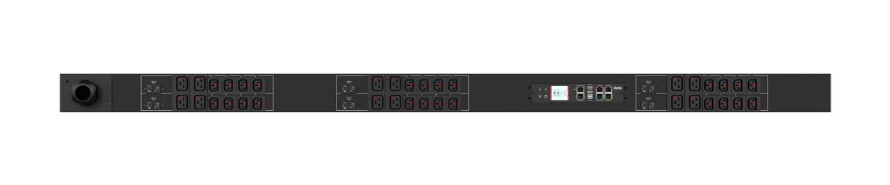 Raritan PX3 36-Outlets PDU - IEC 60309 3P+E - 24 x IEC 60320 C13, 12 x IEC 60320 C19 - Network (RJ-45) - Rack-mountable PX3-5905-E2V2