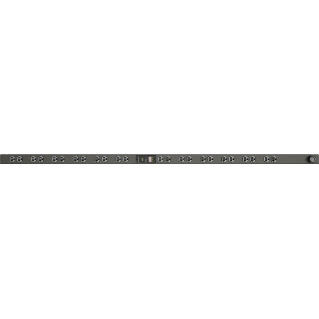 Vertiv Geist MN01D4B0-24D203-2TL5A0A10-S 24-Outlets PDU - Metered - NEMA L5-20P - 24 x NEMA 5-20R - 120 V AC - 0U - Vertical - Rack-mountable - I10066