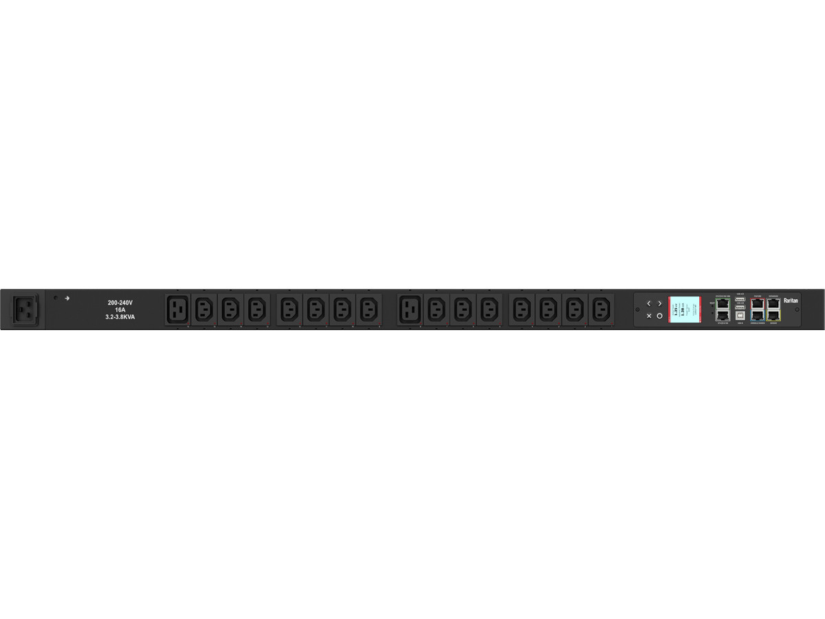 Raritan PX3 16-Outlets PDU - Switched - 0U - Vertical - Rack-mountable - TAA Compliant - PX3-5367