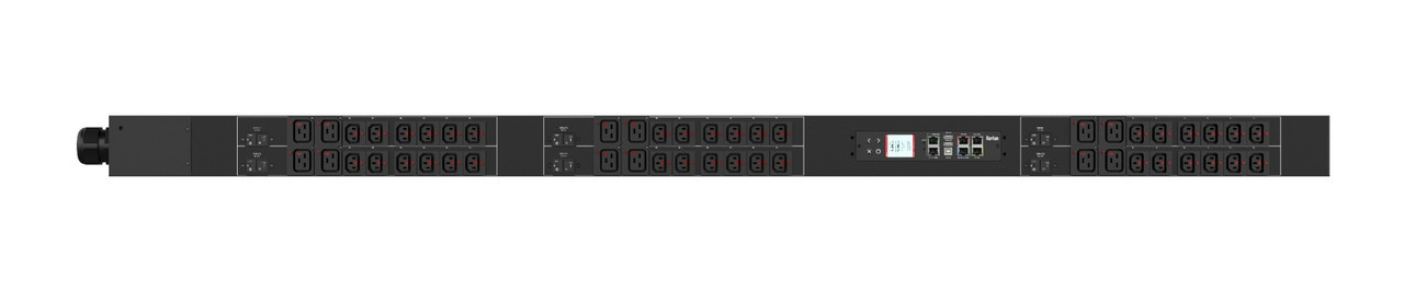 Raritan Rack PX3-4098V-E2P1V2 48-Outlets PDU - Monitored - IEC 60309 3P+E 9h 60A (3P4W) - 36 x U-Lock IEC 60320 C13, 12 x U-Lock IEC 60320 C19 - 230 V AC - Network (RJ-45) - 0U - Vertical - Rack-mountable PX3-4098V-E2P1V2