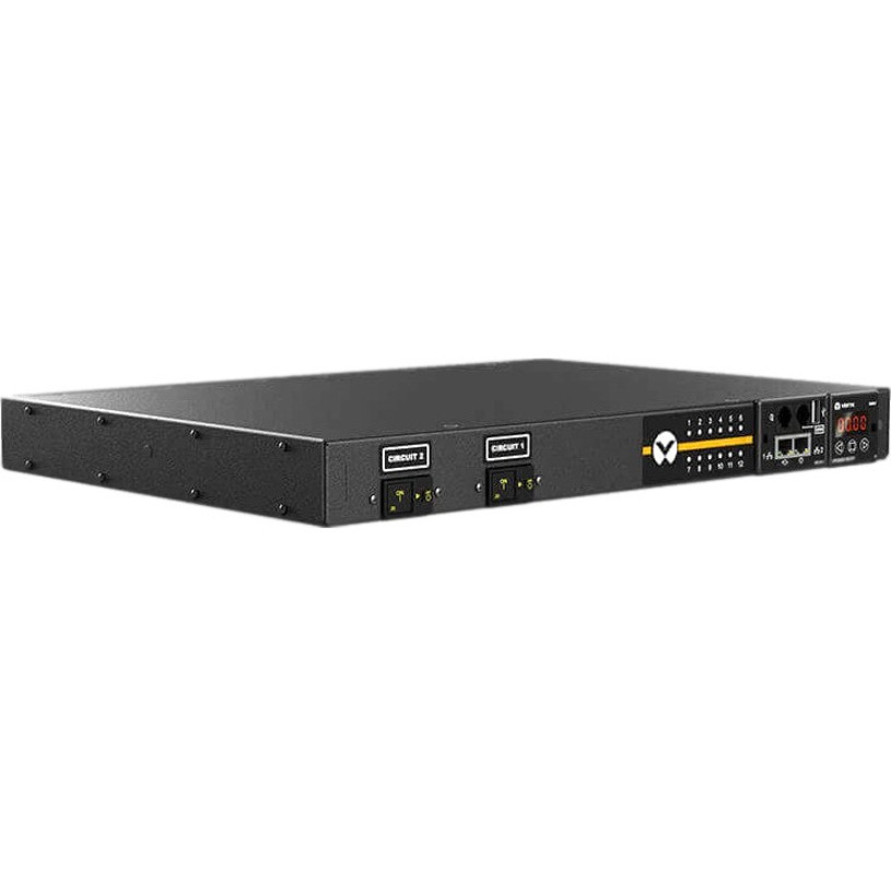 Vertiv Geist Switched Rack PDU - 1U Rack| 30A| 5-20R| L5-30P| Horizontal PDU - Geist Upgradeable Rack Power Distribution Unit| 30A - VP53101