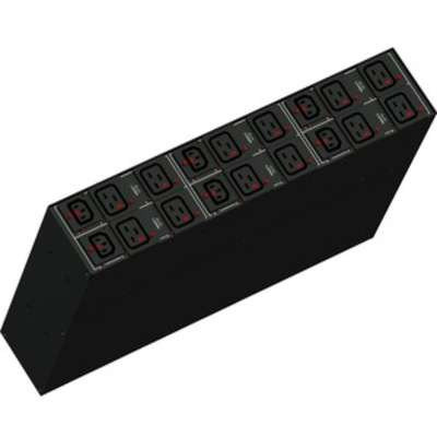 Raritan PX3-5611R-E2K2 18-Outlets PDU - CS8365C - 6 x IEC 60309 C13, 12 x IEC 60320 C19 - 2U - Horizontal - Rack-mountable - PX3-5611R-E2K2