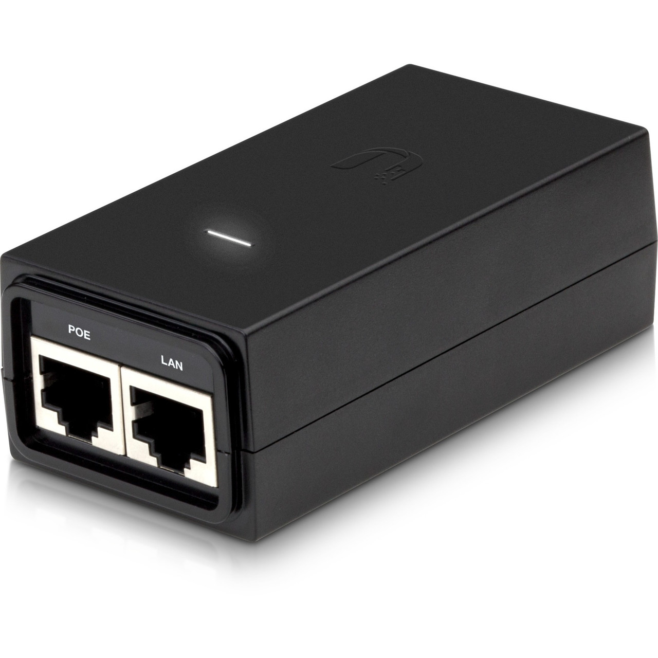 Ubiquiti POE-24-12W-G Power over Ethernet Injector - 120 V AC, 230 V AC Input - 24 V DC, 500 mA Output - 1 x 10/100/1000Base-T Input Port(s) - 1 x 10/100/1000Base-T Output Port(s) - Wall Mountable - POE-24-12W-G