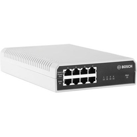 Bosch Midspan, 4 Port x 15W, AC In - 120 V AC, 230 V AC Input - 48 V DC Output - 4 x Gigabit Ethernet Input Port(s) - 4 x Gigabit Ethernet Output Port(s) - 15 W - Shelf/Wall/Ceiling-mountable - NPD-5004-POE
