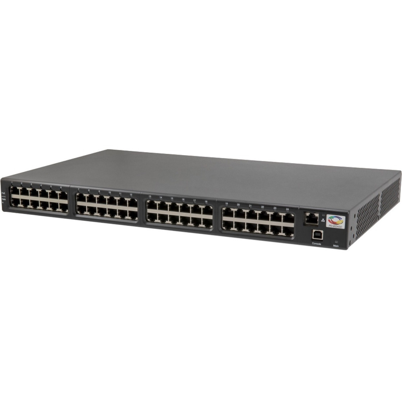 Microchip 24 ports, 60W, IEEE 802.3bt-compliant, indoor EEPoE midspan - PD-9524GC/AC-US