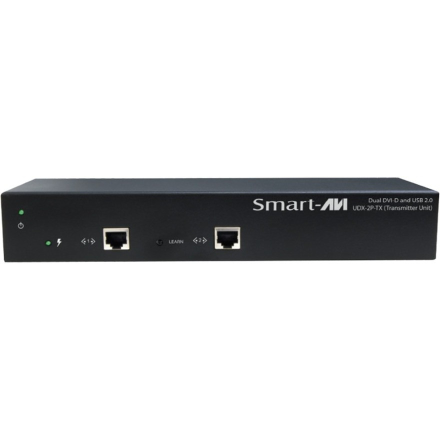 Smartavi 2 DVI-D and USB 2.0 over CAT6 STP Extender Transmitter - 1 Computer(s) - 250 ft Range - WUXGA - 1920 x 1200 Maximum Video Resolution - 3 x Network (RJ-45) - 1 x USB - 2 x DVI - UDX-2PTX