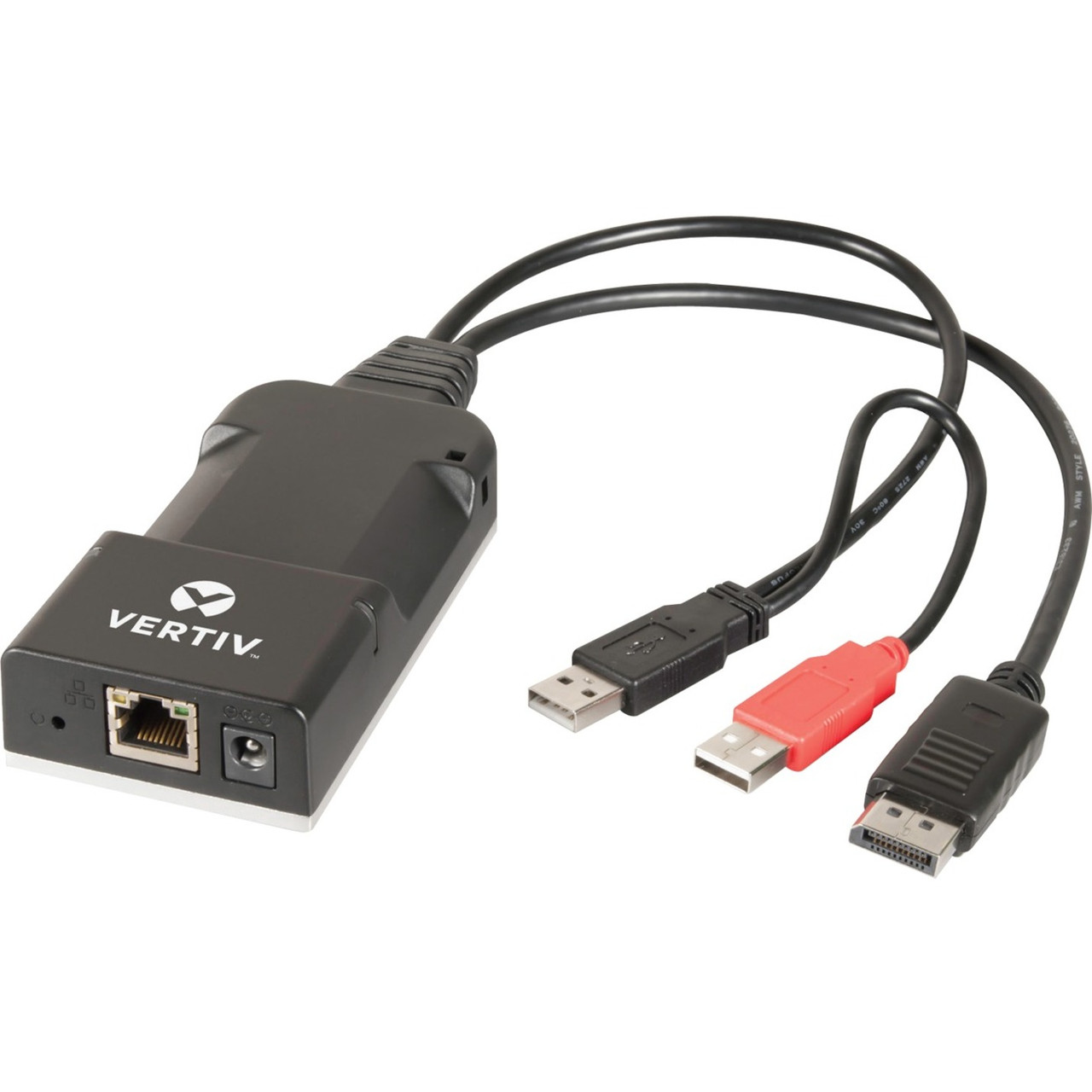 Avocent Vertiv HMX5000/6000 | IP KVM Transmitter | DVI-D (HMX5150T-DVID) - IP KVM Transmitter | IP-based KVM Extender | Zero-U form | USB Powered | USB Stereo | Available in DisplayPort (DP), DVI-D, and VGA
