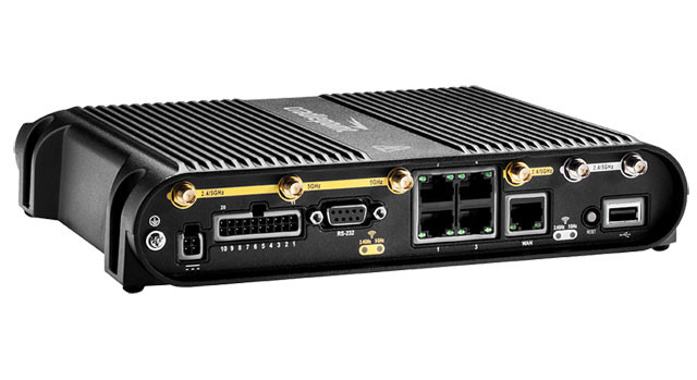 CradlePoint COR IBR1700-600M Wi-Fi 5 IEEE 802.11ac Ethernet, Cellular Modem/Wireless Router - 4G - LTE Advanced, HSPA+ - 2.40 GHz ISM Band - 5 GHz UNII Band - 4 x Network Port - 1 x Broadband Port - USB - MA1-1700600M-NNA CradlePoint COR IBR1700-600M Wi-Fi 5 IEEE 802.11ac Ethernet, Cellular Modem/Wireless Router - 4G - LTE Advanced, HSPA+ - 2.40 GHz ISM Band - 5 GHz UNII Band - 4 x Network Port - 1 x Broadband Port - USB - MA1-1700600M-NNA