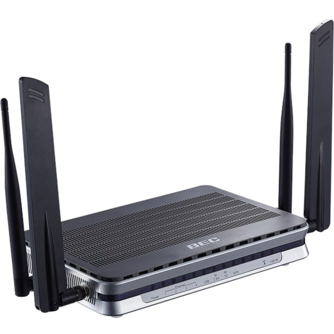 BEC GigaConnect 6500AEL R21 Wi-Fi 5 IEEE 802.11ac Cellular, Ethernet, ADSL2+, VDSL2 Modem/Wireless Router - 4G - LTE 3600, LTE 3700, LTE 3500 - LTE Advanced Pro - 2.40 GHz ISM Band - 6500AEL R21