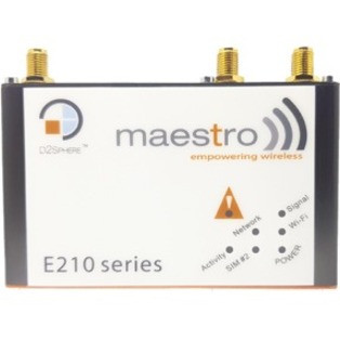 Lantronix E215 2 SIM Cellular, Ethernet Modem/Wireless Router - 3G - 1 x Network Port - 1 x Broadband Port - Fast Ethernet - VPN Supported - DIN Rail Mountable - E215F002S