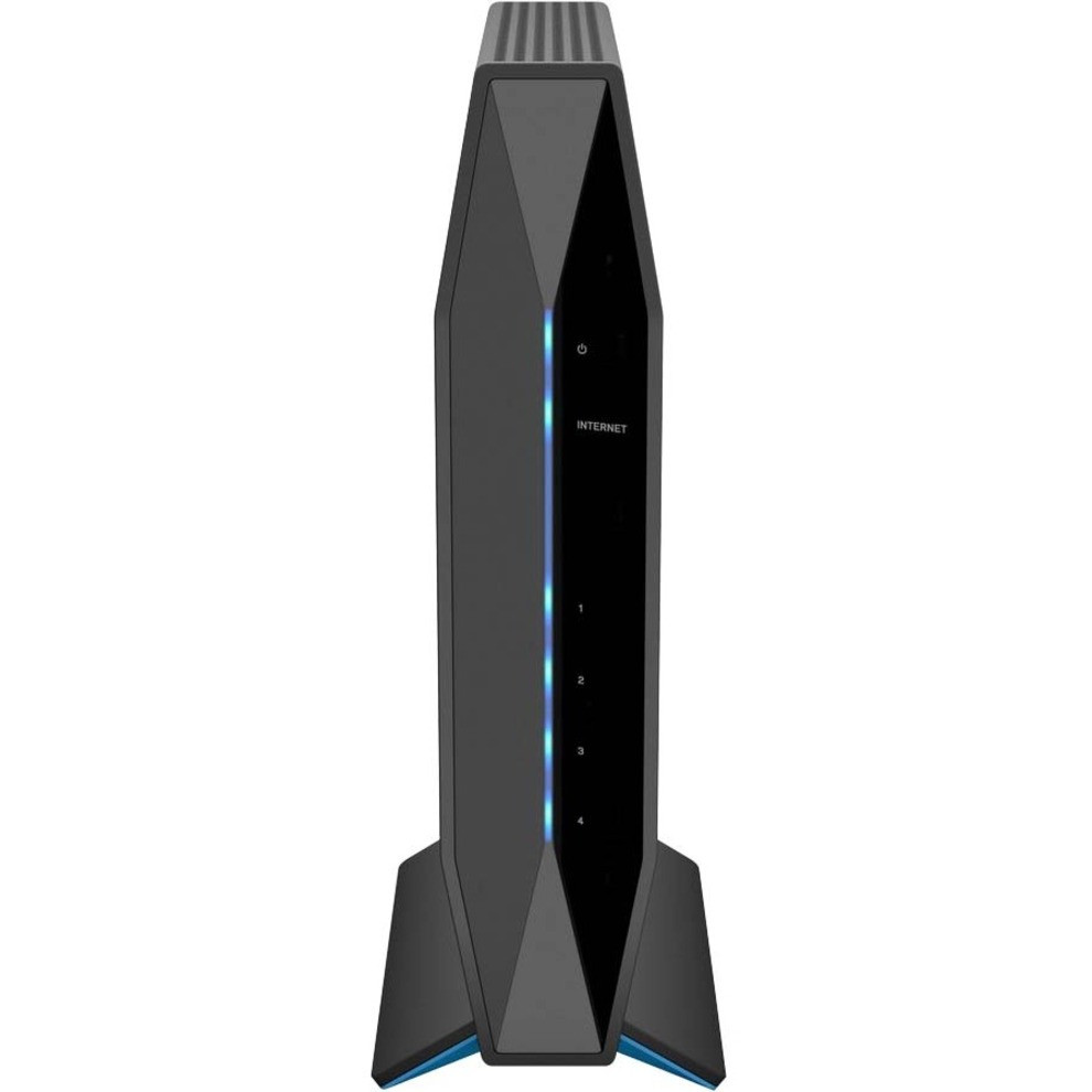 Linksys E7350 Wi-Fi 6 IEEE 802.11ax Ethernet Wireless Router - Dual Band - 2.40 GHz ISM Band - 5 GHz UNII Band - 2 x Antenna(2 x Internal) - 230.40 MB/s Wireless Speed - 4 x Network Port - 1 x Broadband Port - E7352
