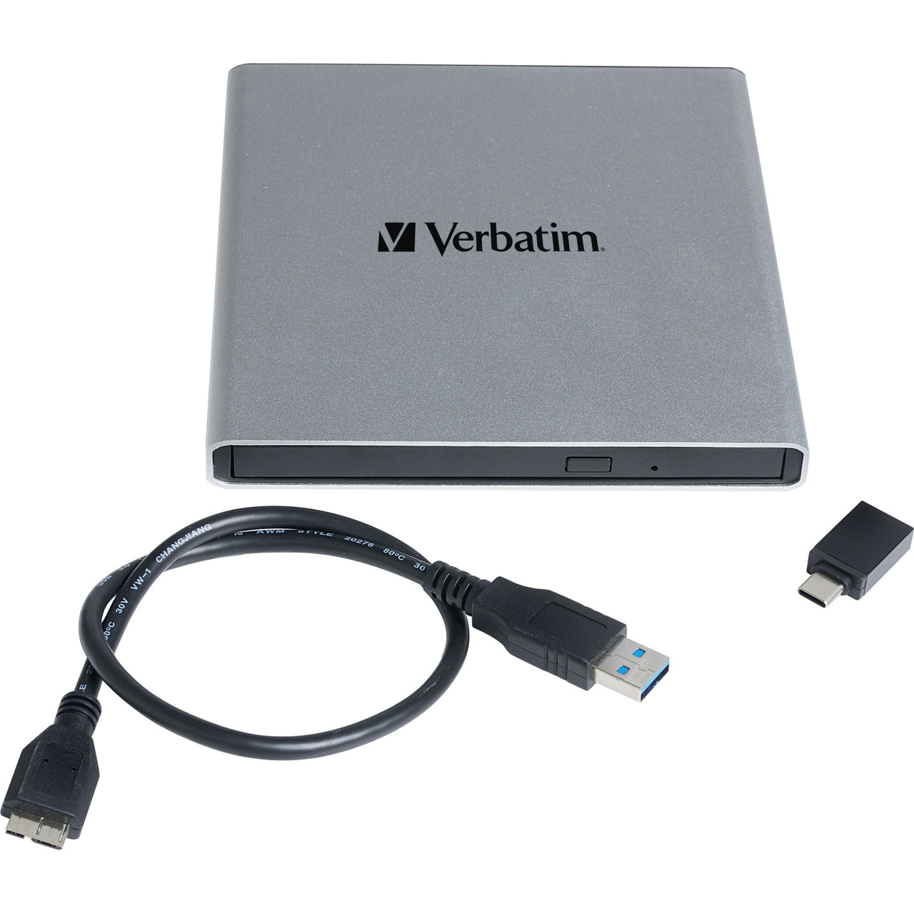 Verbatim External All-In-One Optical Writer - Bd-R Support/24X Cd Write/6X Bd Write/8X Dvd Write - 71094