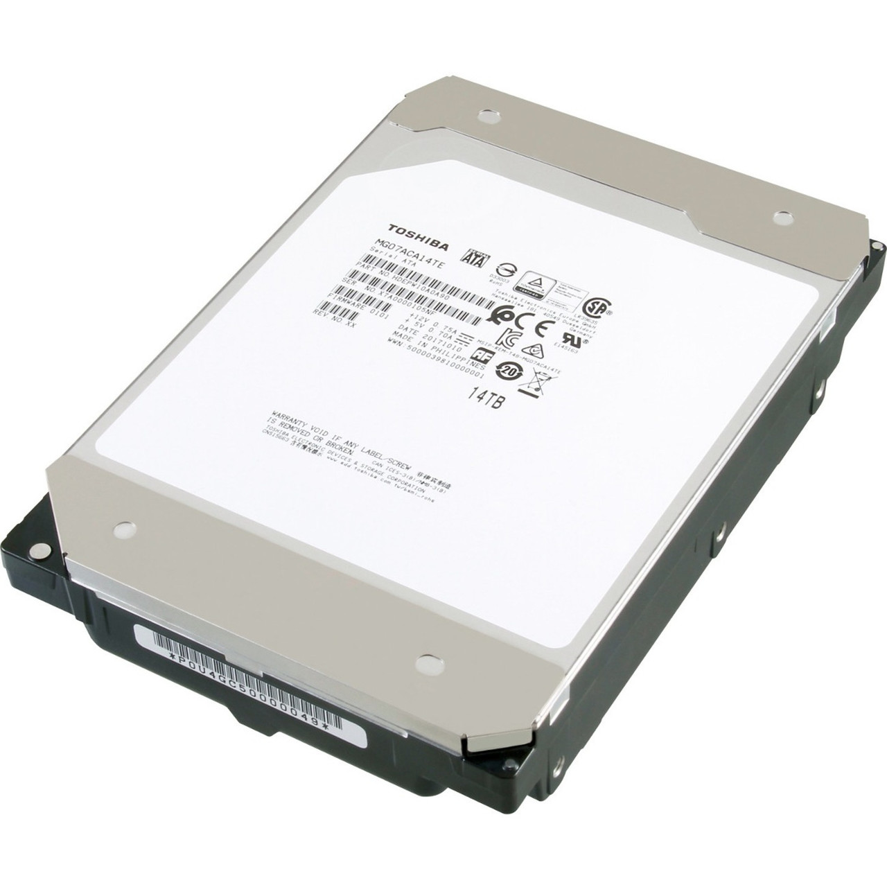 Toshiba 14 TB Hard Drive - 3.5" Internal - SATA (SATA/600) - MG07ACA14TE