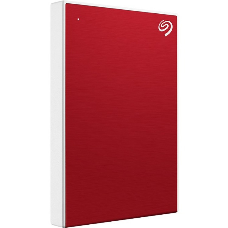 Seagate Backup Plus Slim STHN1000403 1 TB Portable Hard Drive - 2.5" External - Red - USB 3.0 - 2 Year Warranty - 1 Pack