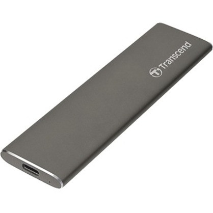 Transcend Esd250C 960 Gb Portable Solid State Drive - External - Sata - Space Gray, Titanium - Usb 3.1 Type C - 3 Year Warranty 3.1 Gen 2 Type C - TS960GESD250C