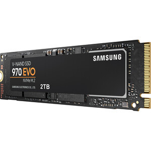 Samsung 970 EVO MZ-V7E2T0BW 2 TB Solid State Drive - M.2 2280 Internal - PCI Express (PCI Express 3.0 x4) - 3500 MB/s Maximum Read Transfer Rate - 256-bit Encryption Standard - MZ-7E2T0BW
