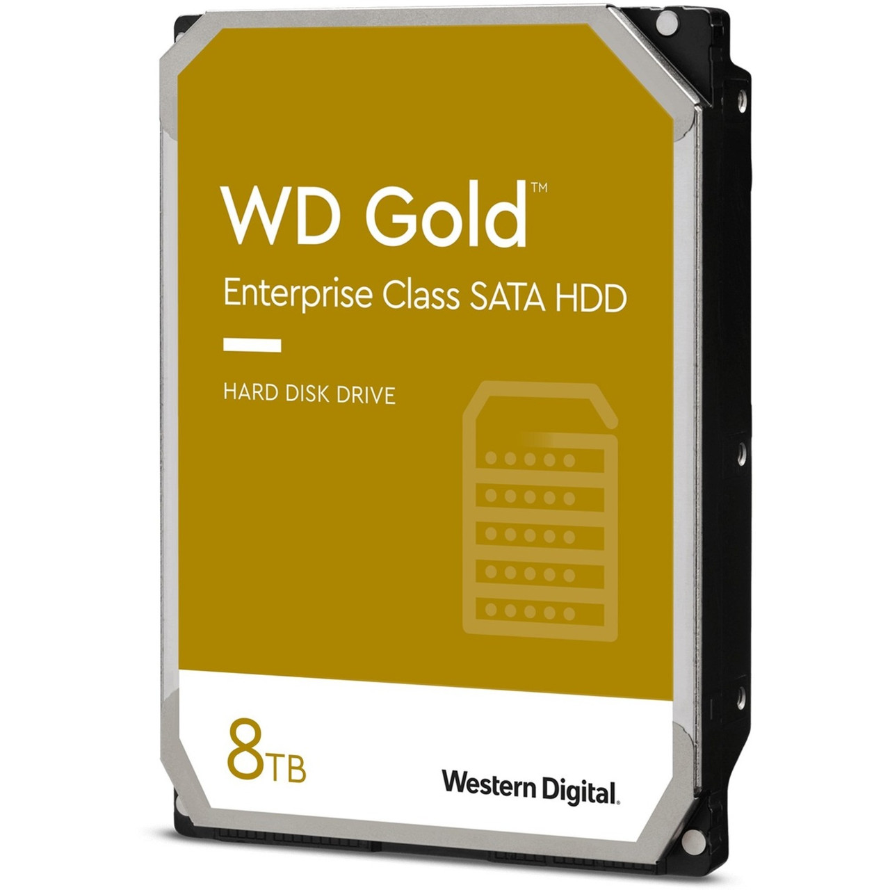 Western Digital Gold WD8004FRYZ 8 TB Hard Drive - 3.5" Internal - SATA (SATA/600) - Server, Storage System Device Supported - 7200rpm - 5 Year Warranty