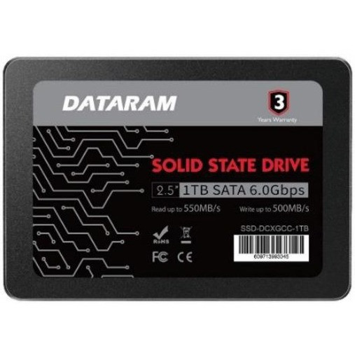 DATARAM SSD-DCXGCC-480G 480 GB Solid State Drive - 2.5" Internal - SATA (SATA/600) - Mixed Use