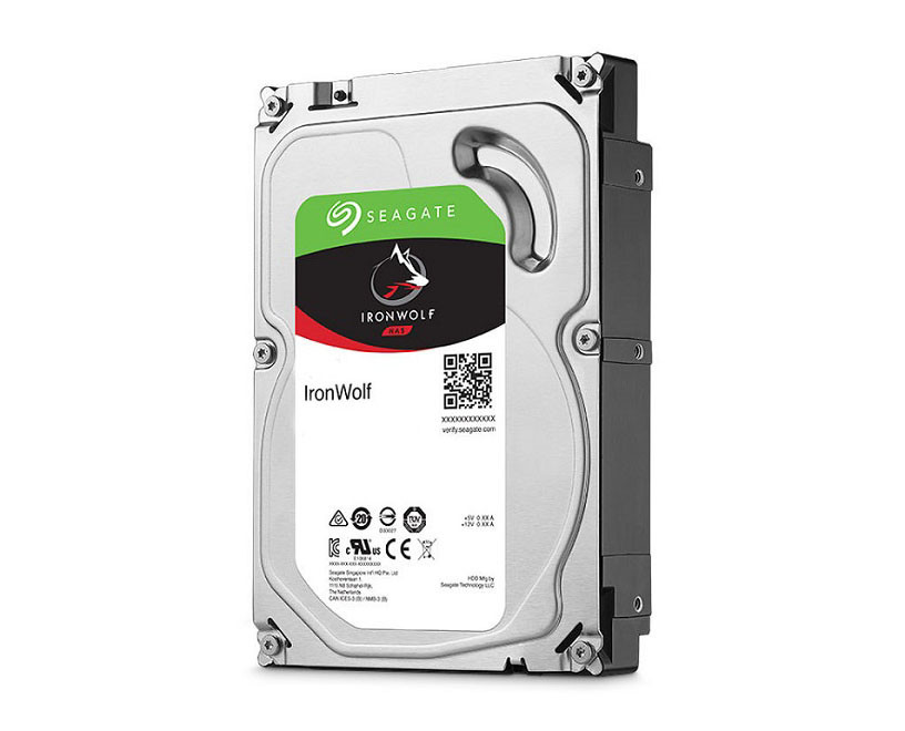 Seagate IronWolf ST6000VN001 6 TB Hard Drive - 3.5" Internal - SATA (SATA/600) - Conventional Magnetic Recording (CMR) Method - Storage System Device Supported - 7200rpm - 20 Pack ST6000VN001-20PK