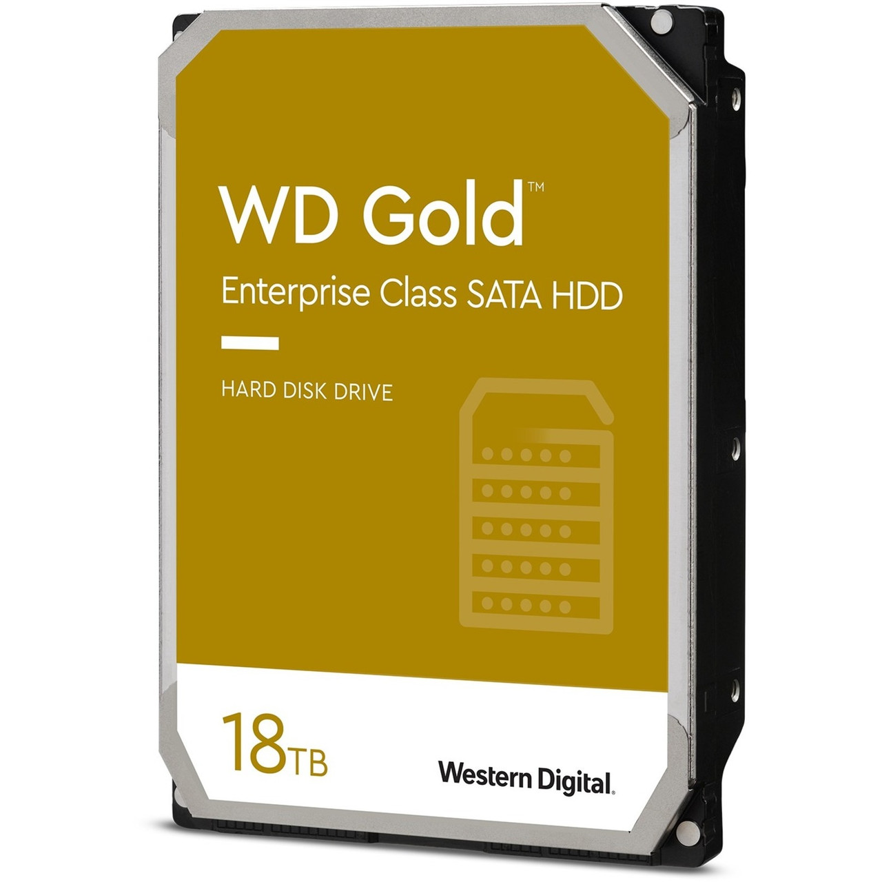 Western Digital Gold WD181KRYZ 18 TB Hard Drive - 3.5" Internal - SATA (SATA/600) - Server, Storage System Device Supported - 7200rpm - 5 Year Warranty 3.5IN