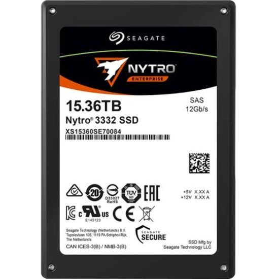 Seagate Nytro 3032 XS6400LE70094 6.40 TB Solid State Drive - 2.5" Internal - SAS (12Gb/s SAS) - Server Device Supported - 3 DWPD - 35000 TB TBW - 2200 MB/s Maximum Read Transfer Rate - 5 Year Warranty