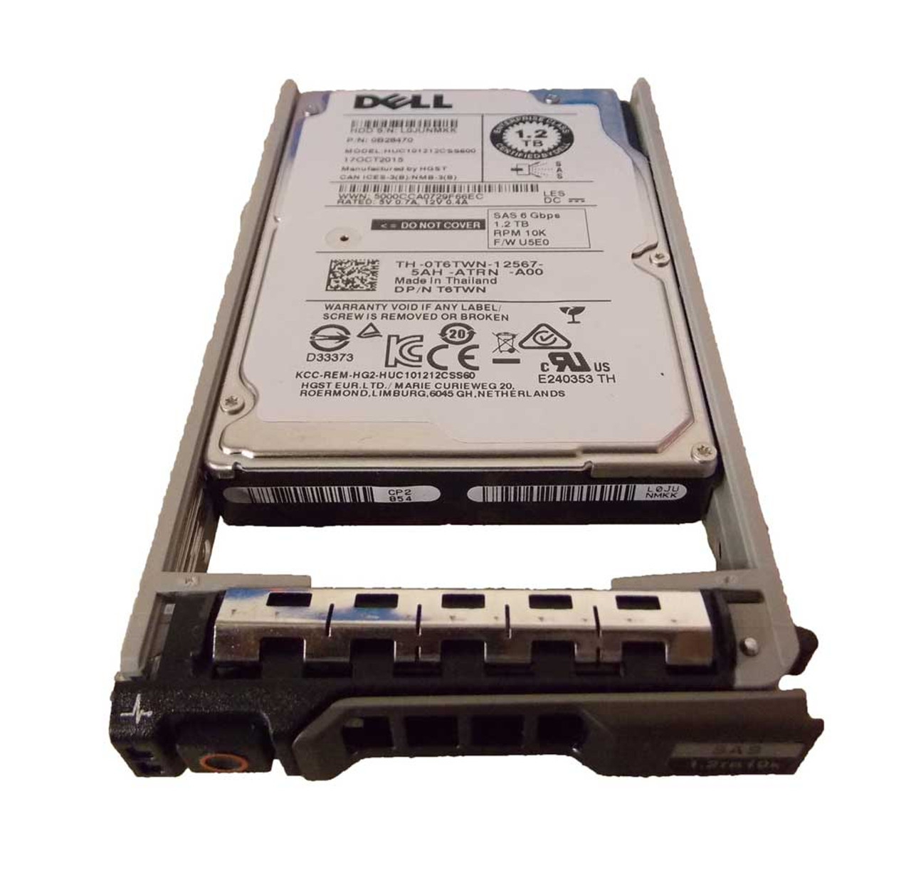 Dell 12 TB Hard Drive - 3.5" Internal - SATA (SATA/600) - 8JYD7-R