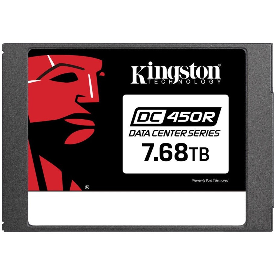 Kingston DC450R 7.68 TB Solid State Drive - 2.5" Internal - SATA (SATA/600) - Read Intensive - 0.3 DWPD - 5063 TB TBW - 560 MB/s Maximum Read Transfer Rate - 256-bit Encryption Standard - 5 Year Warranty - SEDC450R/7680GBK