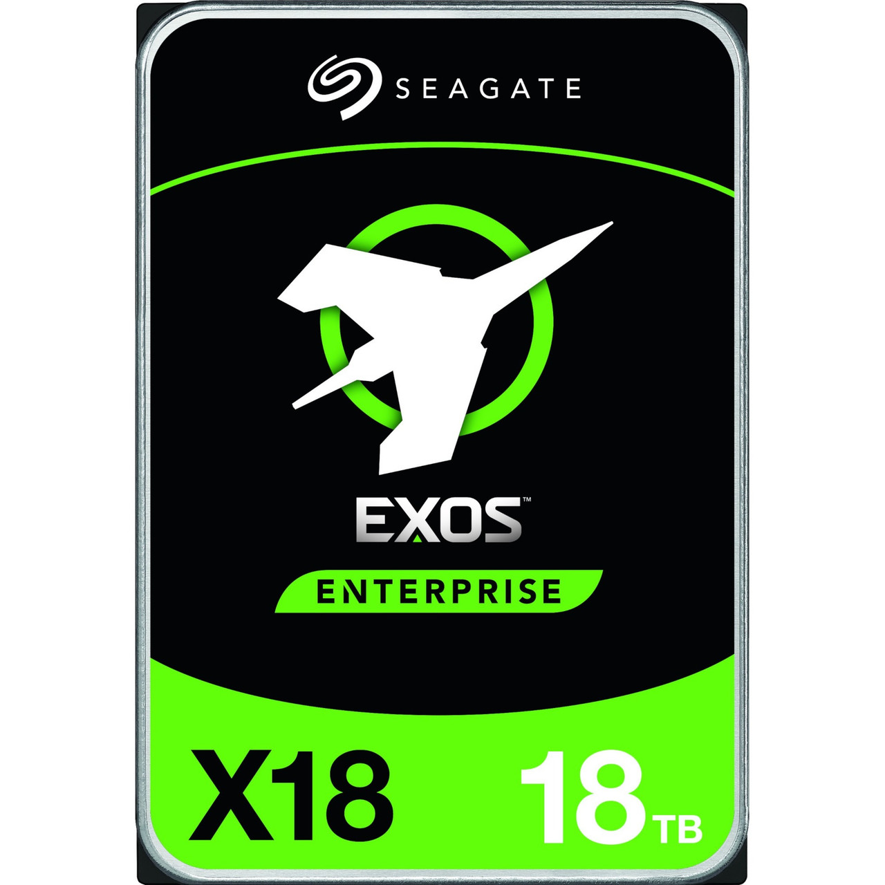 Seagate Exos X18 ST18000NM001J-20PK 18 TB Hard Drive - Internal - SATA (SATA/600) - Video Surveillance System, Storage System Device Supported - 7200rpm - 20 Pack SATA SED