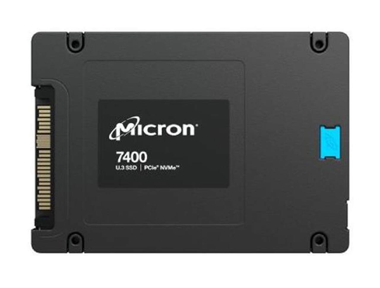 Micron 7400 Pro 3.84 Tb Solid State Drive - 2.5" Internal - U.3 (Pci Express Nvme 4.0 X4) Read Intensive - Taa Compliant - Server, Storage System Device Supported - 1 Dwpd - 25700 Tb Tbw - 6600 Mb/S - MTFDKCB3T8TDZ-1AZ1ZABYY